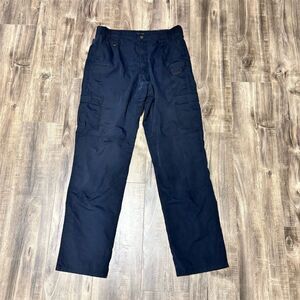 5.11 Tactical Men's Cargo Pants Blue Size 34 Inseam 36 Ripstop